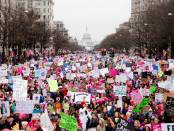 linkse anti-Trump demonstratie Washington