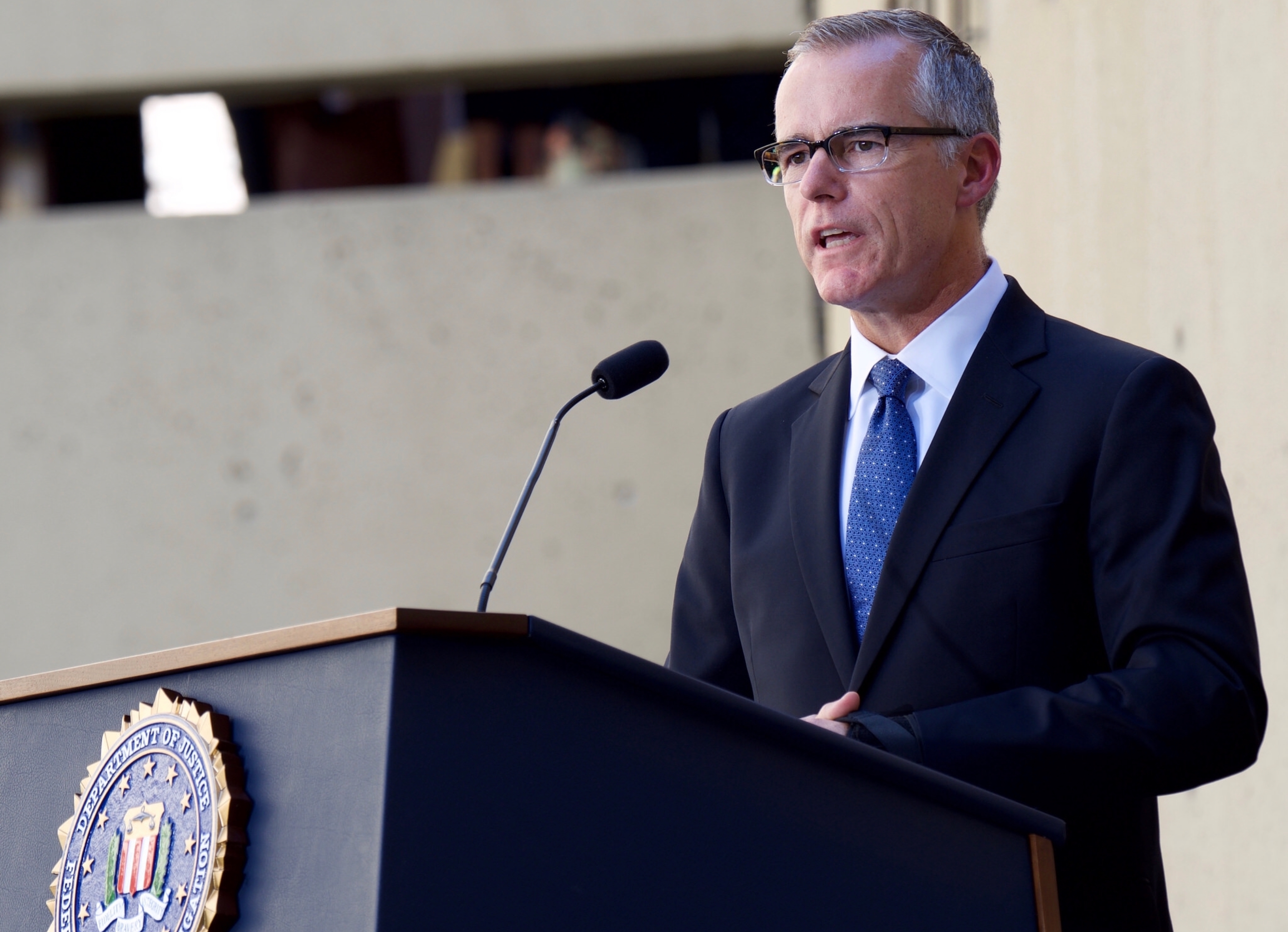 FBI-adjunct directeur Andrew McCabe