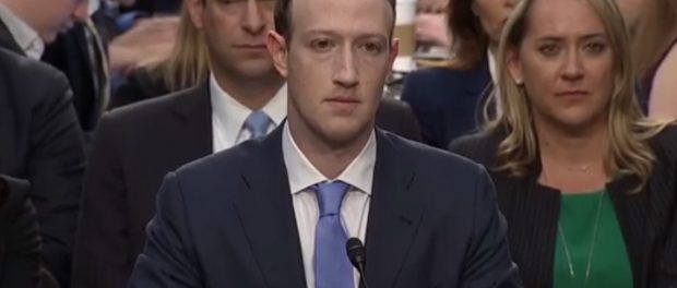 Facebook-topman Mark Zuckerberg getuigt voor het Amerikaanse Congres (10 april 2018)