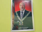 Staatsieportret van president Desi Bouterse van Suriname