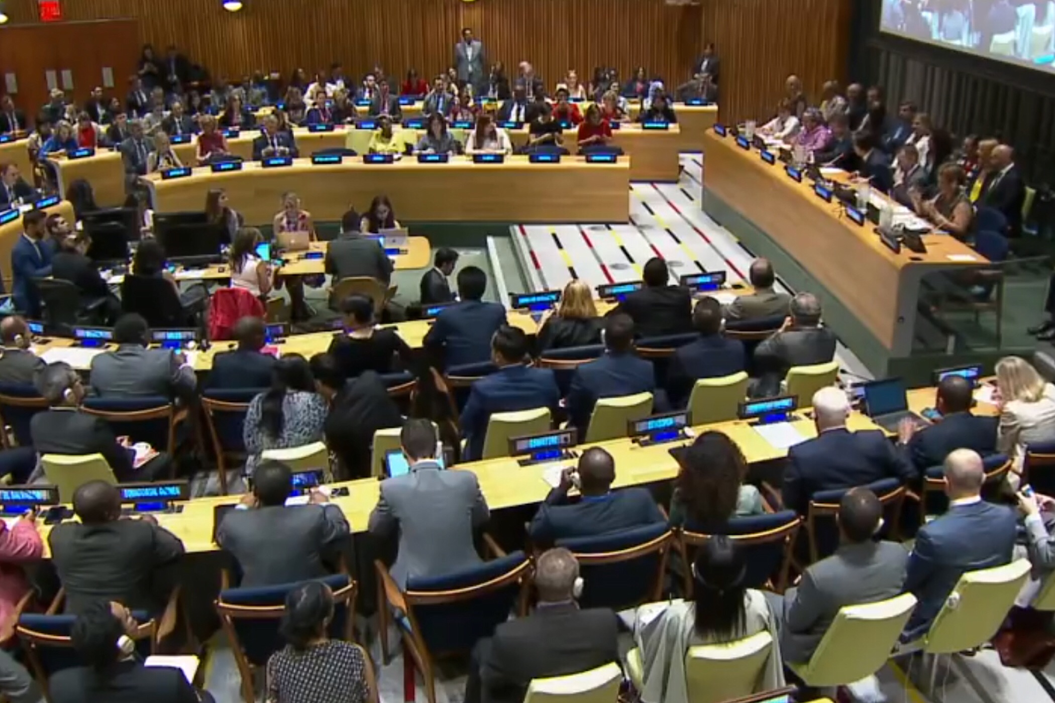 VN-vergadering over Global Impact Migration (13 juli. 2018)