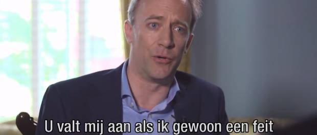 Nieuwsuur-journalist Eelco Bosch van Rosenthal in interview met Steve Bannon (6 juli 2018).