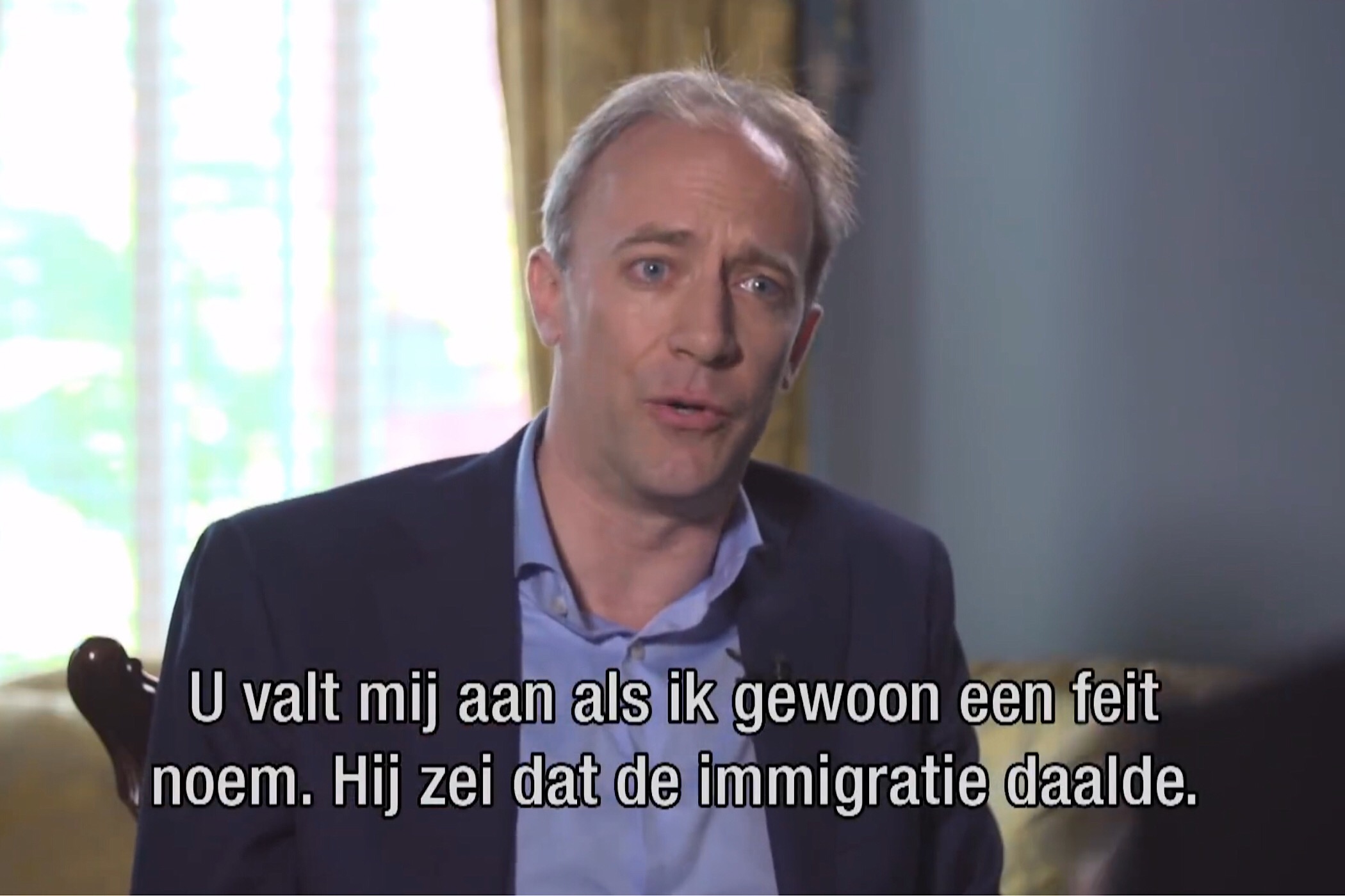 Nieuwsuur-journalist Eelco Bosch van Rosenthal in interview met Steve Bannon (6 juli 2018).