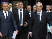 EU-bobo’s Tusk en Juncker op de EU-top van 29 juni 2018