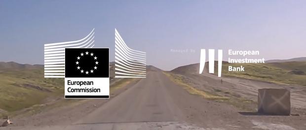 fragment uit PR-film Europese Commissie over transportplan Palestijnse gebieden