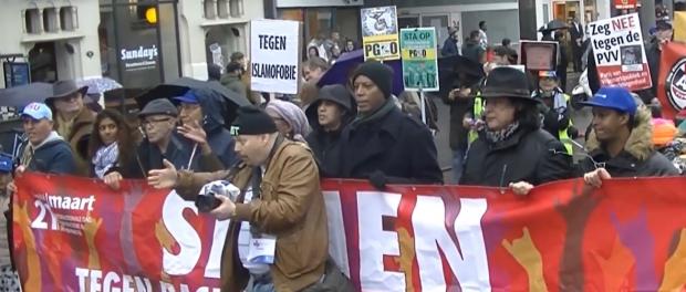 Antiracisme-demonstratie in Amsterdam (18 maart 2018)