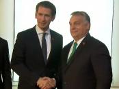 Sebastian Kurz ontvangt Viktor Orban op de informele top van de EU-regeringsleiders in Salzburg (19 september 2018).