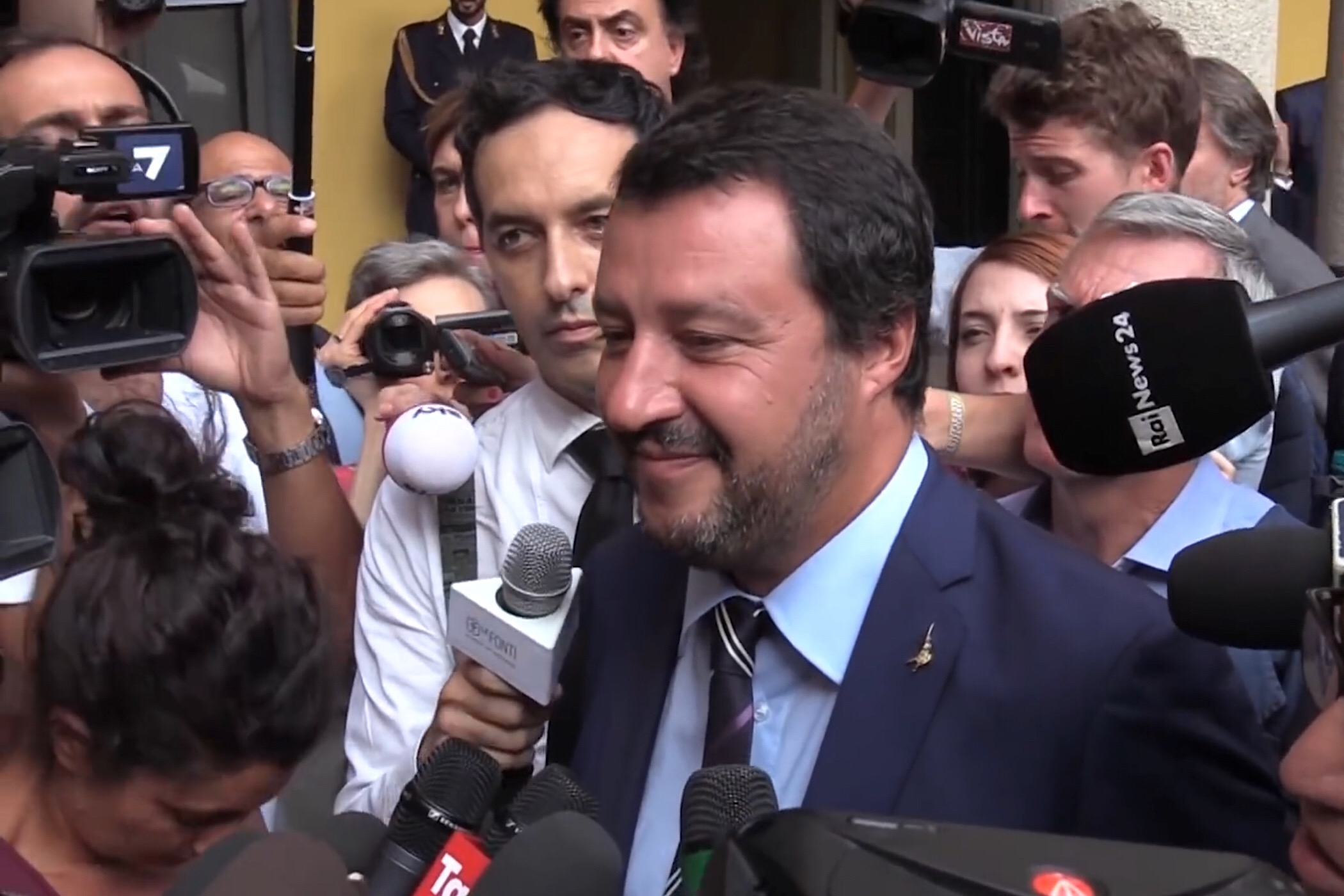 Matteo Salvini, minister van Binnenlandse Zaken van Italië.