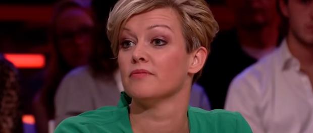 Jenny Douwes bij RTL Late Night 12 oktober 2018.
