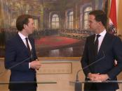 Premier Rutte op bezoek bij zijn Oostenrijkse collega Kurz (1 januari 2018)