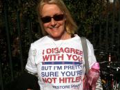 T-shirt invoking Godwin's Law