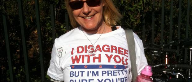 T-shirt invoking Godwin's Law
