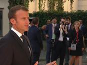 Franse president Macron op de informele EU-top in Salzburg (september 2018)