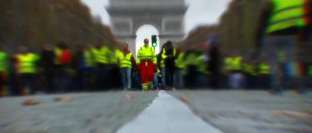 Demonstratie Gilets Jaunes in Parijs