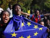 Illegale Afrikaanse migranten in Spanje
