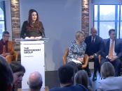 Persconferentie van de 7 Labour parlementariërs die afsplitsen van de partij vanwege antisemitisme (18 februari 2019).