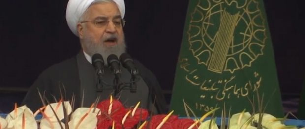Titelfoto artikel Hesmat Alavi op OpinieZ.com “Iran zegt nucleaire deal gedeeltelijk op”
