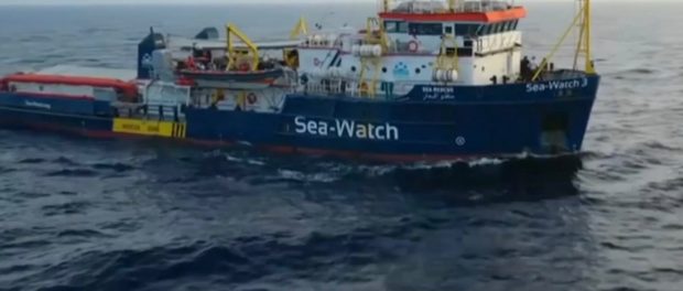 Titelfoto bij artikel Eric Jan Knap op OpinieZ.com “Sea Watch 3 en het illegale opzetje van Links Italië”