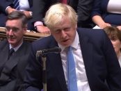 Titelfoto bij artikel George van Bergen op OpinieZ.com “Parlement slaat Boris Johnson wapens uit handen”
