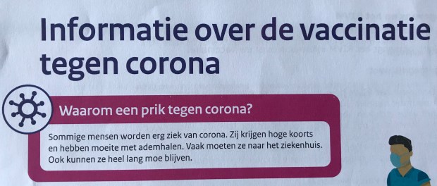 Jan gajentaan, coronabeleid, vaccinatie, corona, Covid19: pleidooi voor een pragmatische aanpak, opiniez