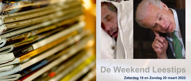 OpinieZ, De Weekend Leestips, Hunter Biden, Joe Biden, Oekraïne, Irandeal