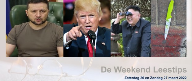 OpinieZ, de Weekend Leestips, Oekraïne, Zelensky, Trump, Noord-Korea, Terreur
