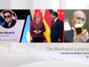 OpinieZ, De Weekend Leestips, Oekraïne, Elon Musk, Duitsland, China, Poetin