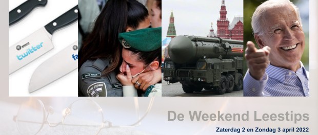 OpinieZ, De Weekend Leestips, Israël, Terreur, Kernoorlog, Oekraïne, Joe Biden