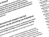 Titelfoto bij artikel Israëlhaters schrijven schandalige open brief aan premier Schoof Opiniez maaike van charante