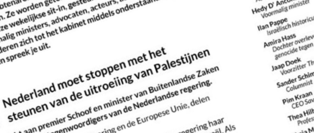 Titelfoto bij artikel Israëlhaters schrijven schandalige open brief aan premier Schoof Opiniez maaike van charante