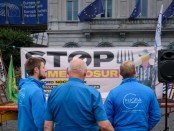 Titelfoto bij artikel Massale protesten Europese boeren tegen verstikkend landbouwbeleid Alma van hees opiniez