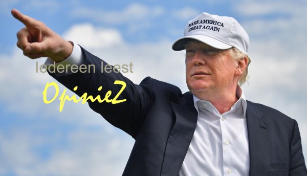 Iedereen leest OpinieZ, Donald Trump, president Trump